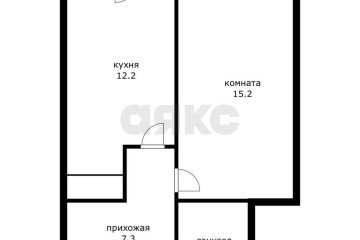Фото №5: 1-комнатная квартира 41 м² - Краснодар, мкр. жилой комплекс Свобода, ул. Домбайская, 55к4