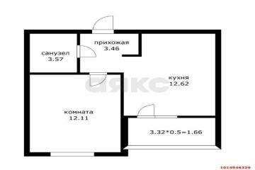 Фото №5: 1-комнатная квартира 32 м² - Краснодар, мкр. жилой комплекс Спортивная Деревня, ул. имени Генерала Корнилова, 14к1