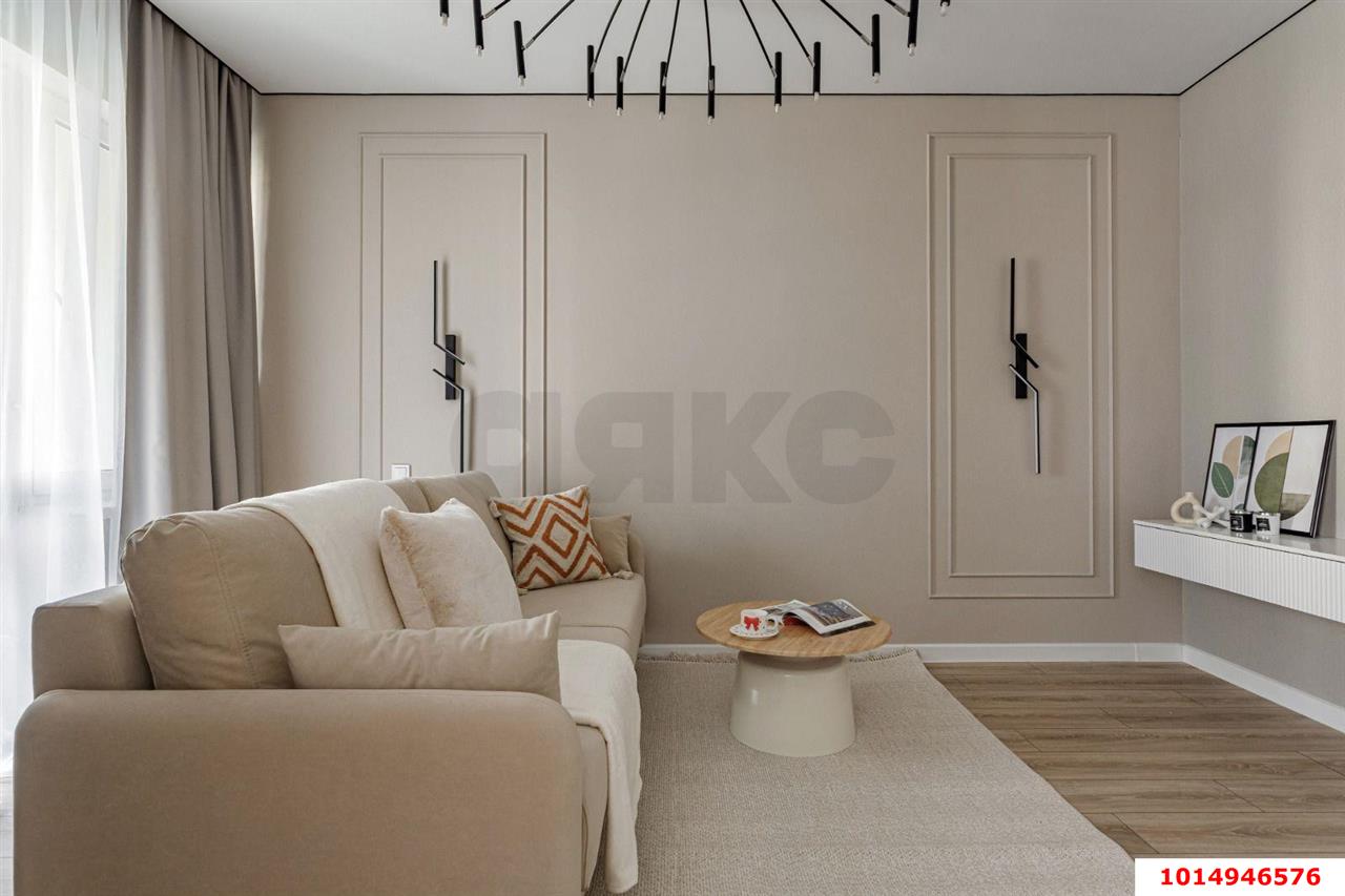 Фото №4: 2-комнатная квартира <span class="whitespace-nowrap">65 м²</span>, <span class="whitespace-nowrap">7/19 эт.</span> - Краснодар, Прикубанский внутригородской округ, мкр. жилой комплекс Новелла, ул. Питерская, 40к5