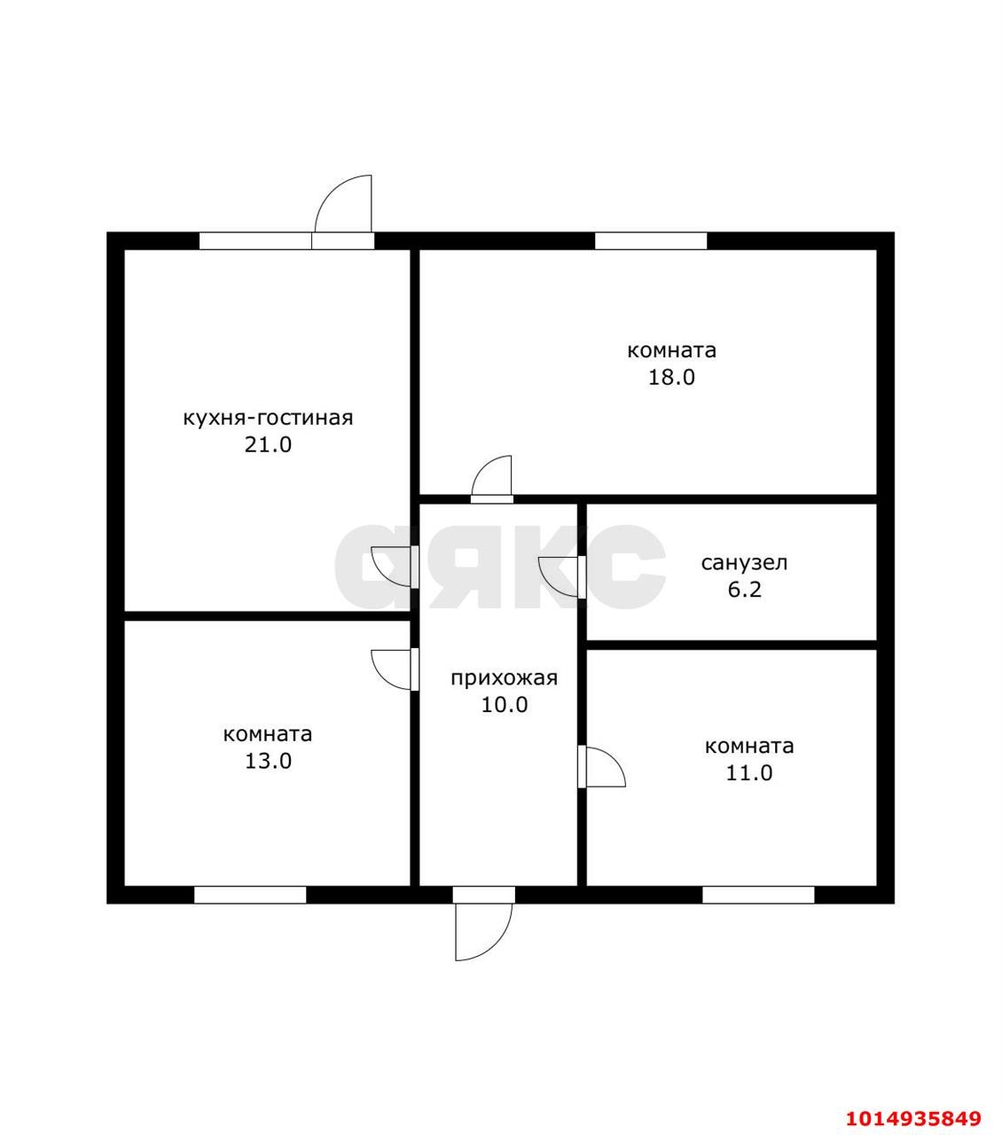 Фото №13: Дом 105 м² + 4 сот. - СНТ Ива, мкр. Прикубанский внутригородской округ, ул. Севастопольская, 107