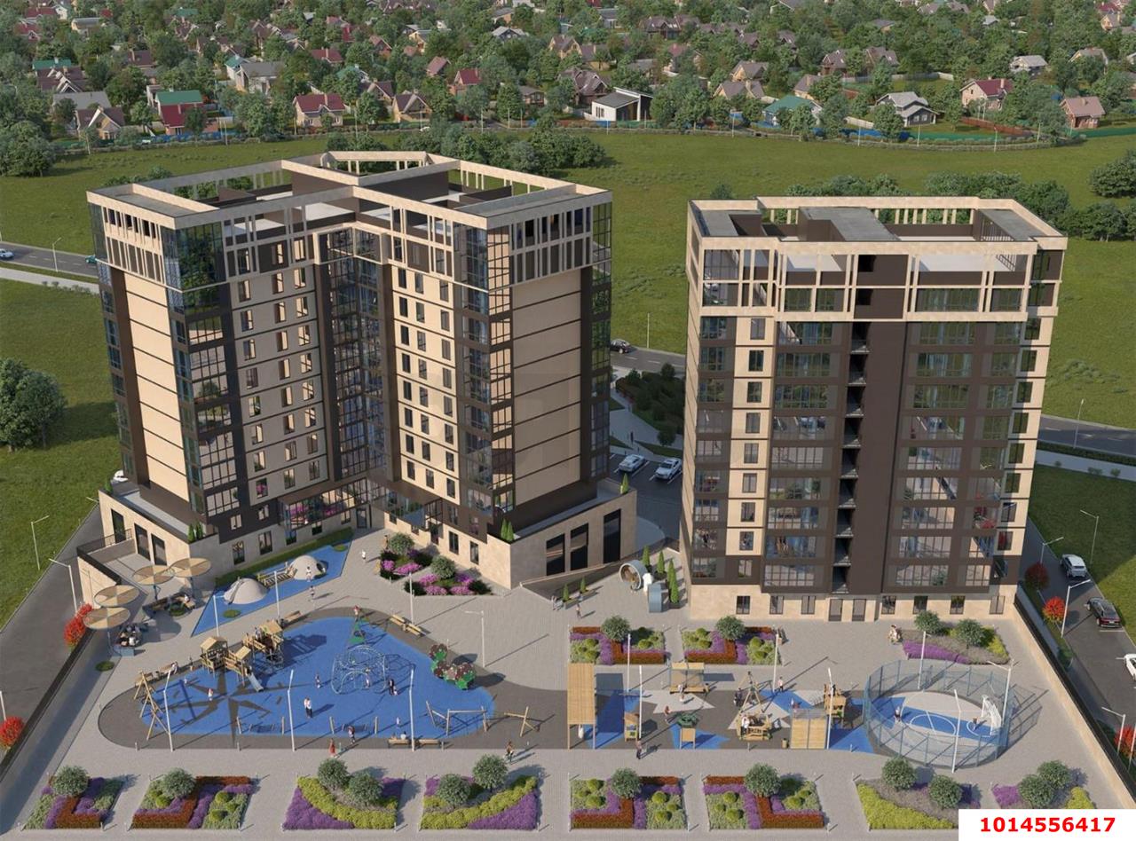 Фото №2: 1-комнатная квартира 35 м² - Яблоновский, ул. Базовская, 21