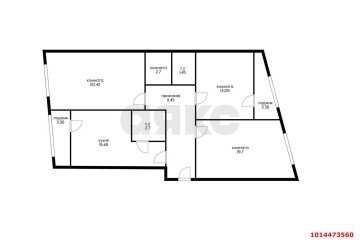 Фото №3: 3-комнатная квартира 87 м² - Краснодар, мкр. ЖК Гарантия, ул. Восточно-Кругликовская, 42/3к1