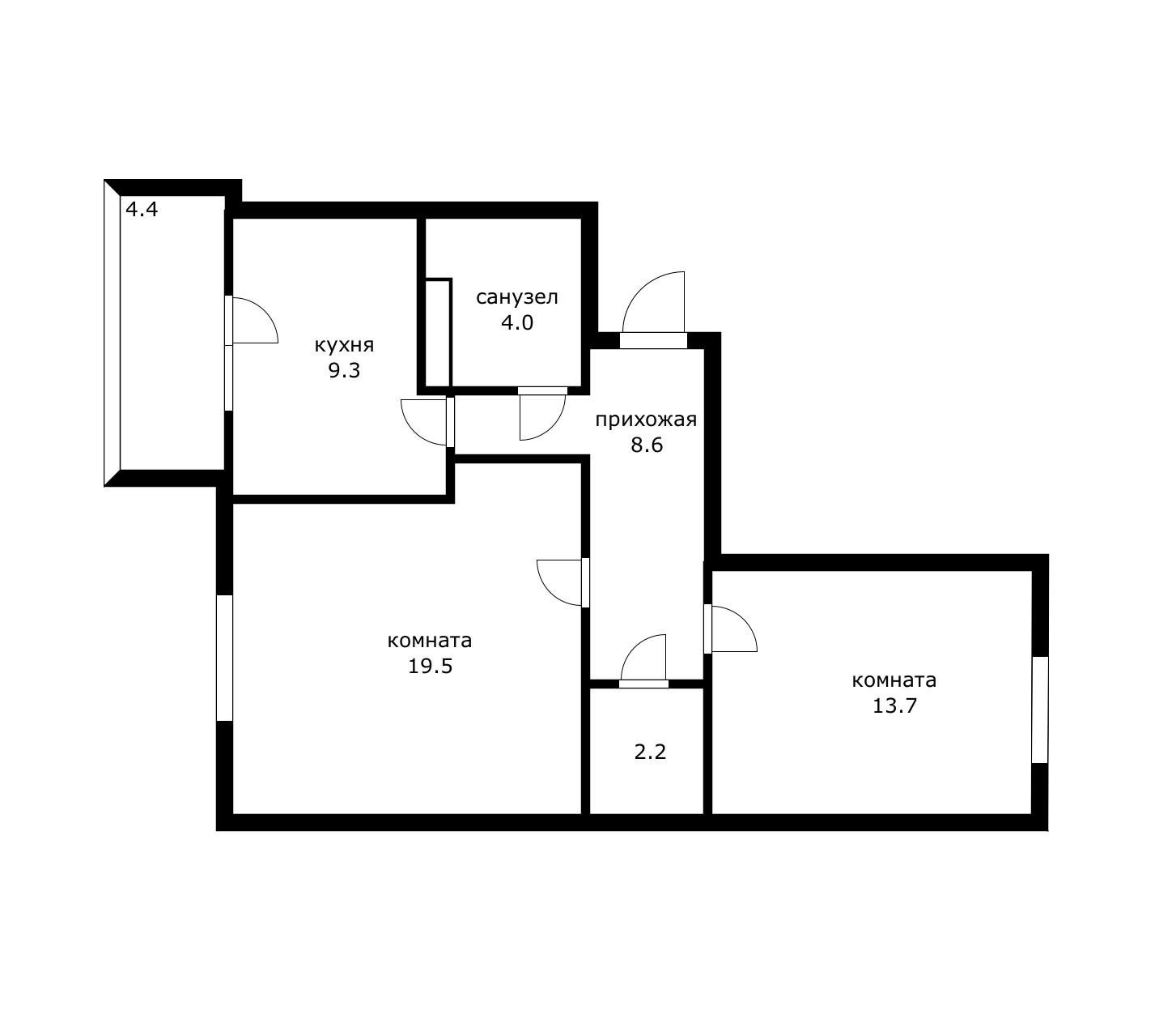 Фото №10: 2-комнатная квартира 62 м² - Краснодар, Прикубанский внутригородской округ, мкр. Краевая Клиническая Больница, ул. Восточно-Кругликовская, 76/2