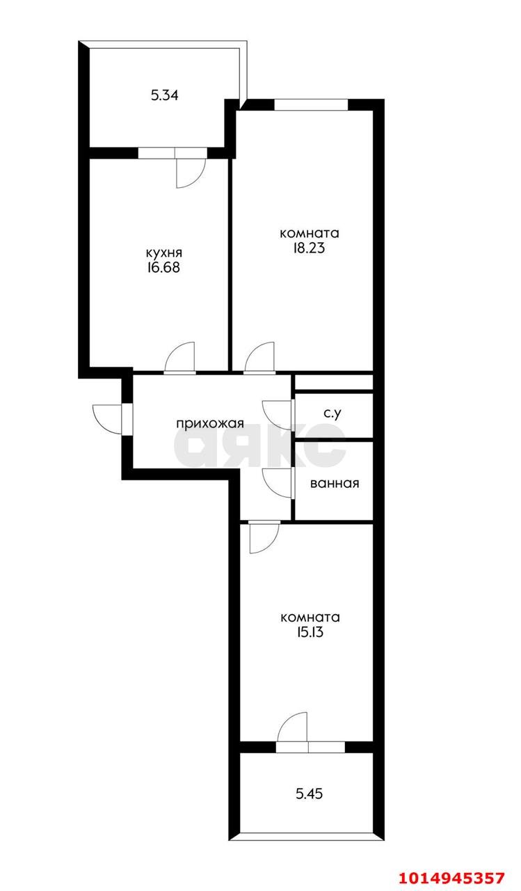 Фото №6: 2-комнатная квартира 65 м² - Краснодар, ЖК Солнечный Остров, ул. Кубанская, 58