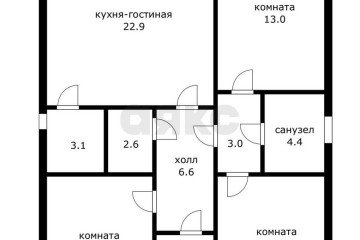 Фото №1: Дом 81 м² - Аэропорт, мкр. Прикубанский внутригородской округ, ул. Рябиновая, 23