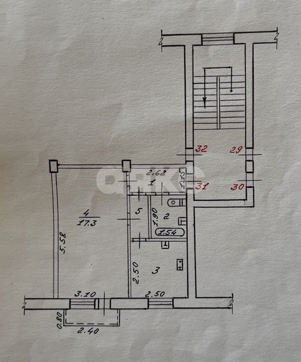 Фото №16: 1-комнатная квартира 31 м² - Волгоград, Ворошиловский, ул. Рабоче-Крестьянская, 57