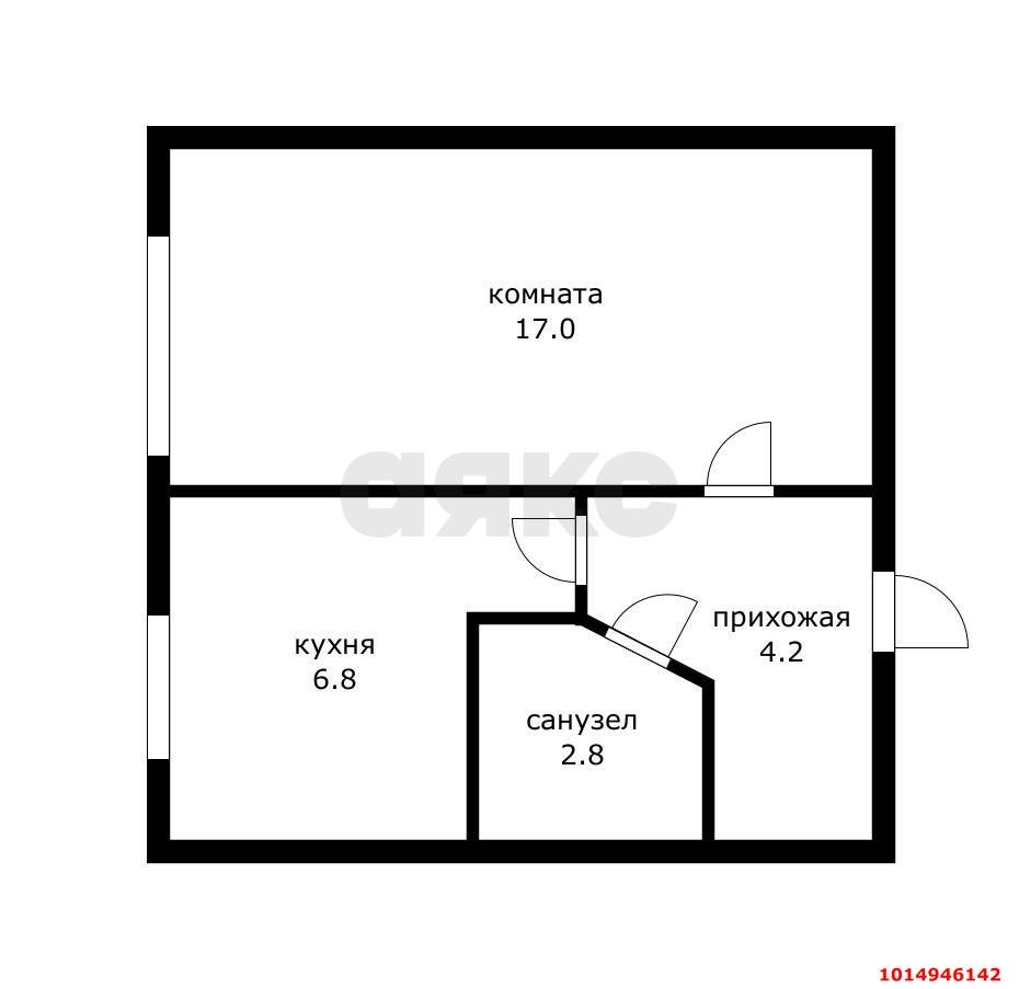 Фото №15: 1-комнатная квартира 30 м² - Краснодар, Центральный, ул. Коммунаров, 209