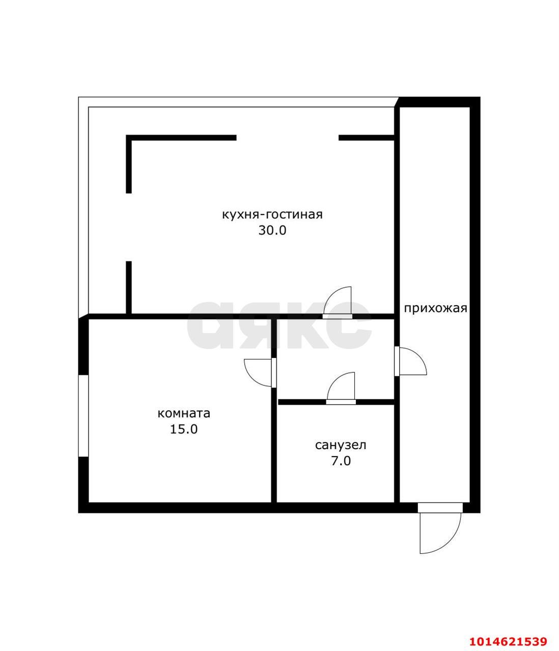 Фото №8: 2-комнатная квартира 64 м² - Краснодар, Центральный внутригородской округ, мкр. Дубинка, пер. Угольный, 12