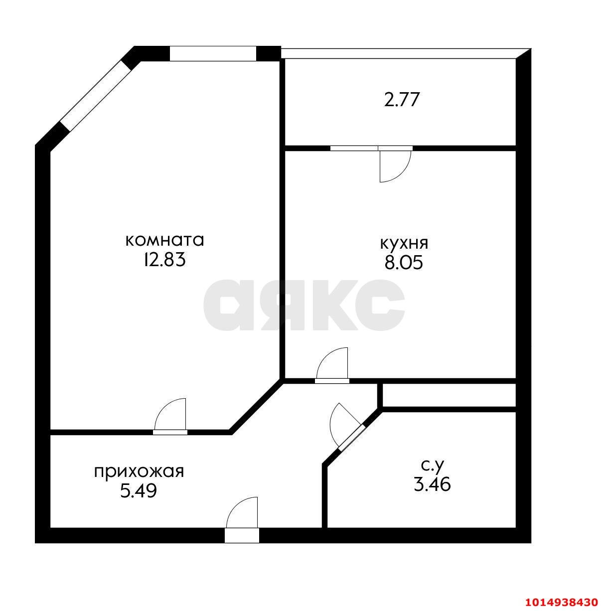 Фото №8: 1-комнатная квартира 34 м² - Новая Адыгея, жилой комплекс Мега-Победа