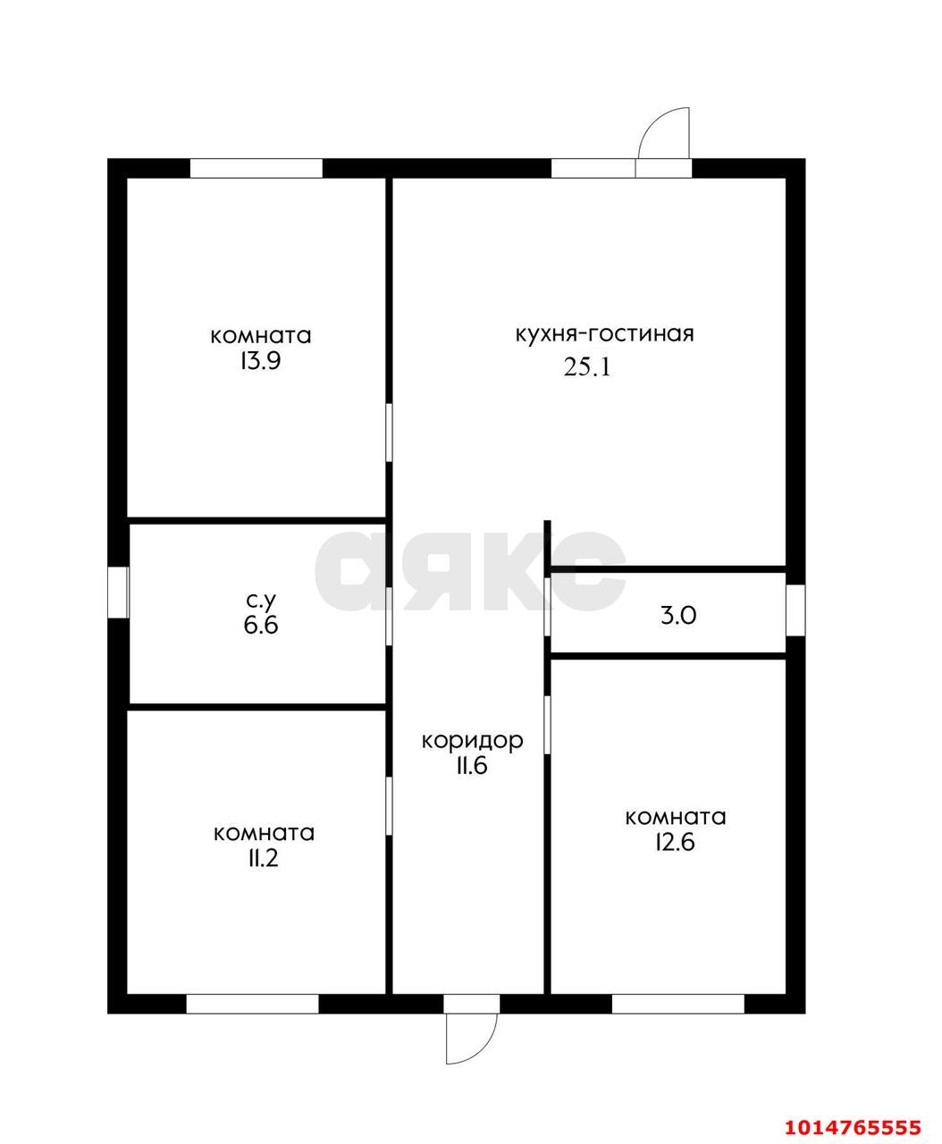 Фото №2: Дом 92 м² + 4 сот. - Политехник, Прикубанский внутригородской округ, ул. Зелёная