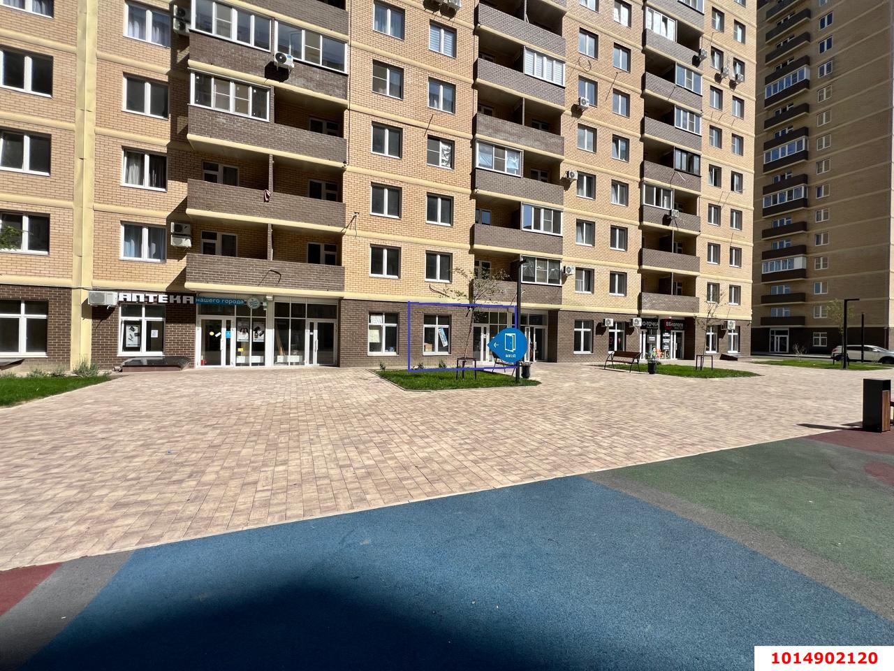 Фото №1: Торговое помещение 48 м² - Краснодар, жилой комплекс Дыхание, ул. Лётчика Позднякова, 2к23