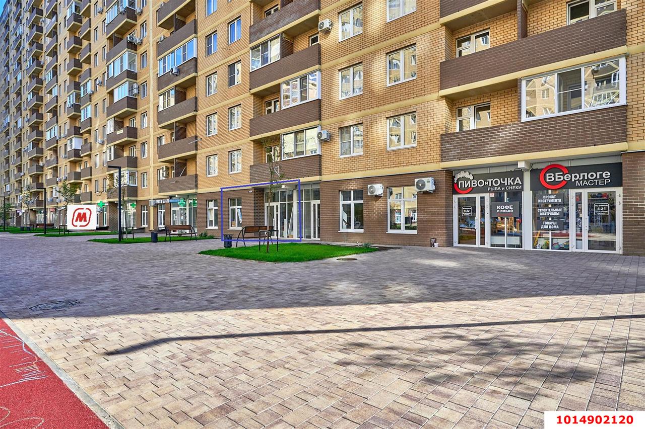Фото №1: Торговое помещение 48 м² - Краснодар, жилой комплекс Дыхание, ул. Лётчика Позднякова, 2к23