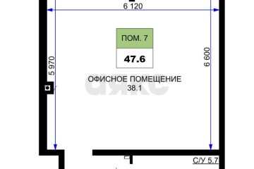 Фото №3: Торговое помещение 48 м² - Краснодар, мкр. жилой комплекс Дыхание, ул. Лётчика Позднякова, 2к23