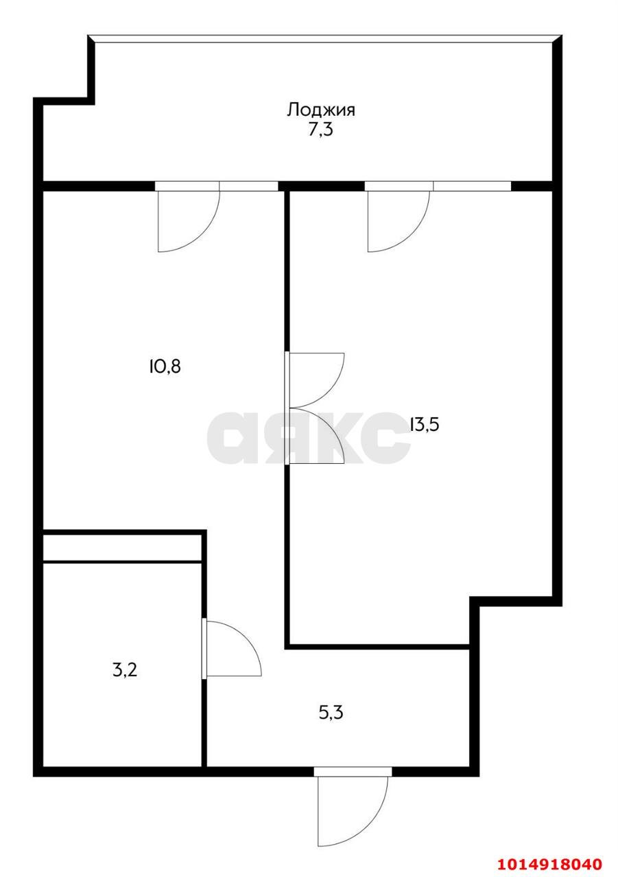 Фото №13: 1-комнатная квартира 40 м² - Краснодар, ЖК На Садовой, ул. Садовая, 159к2