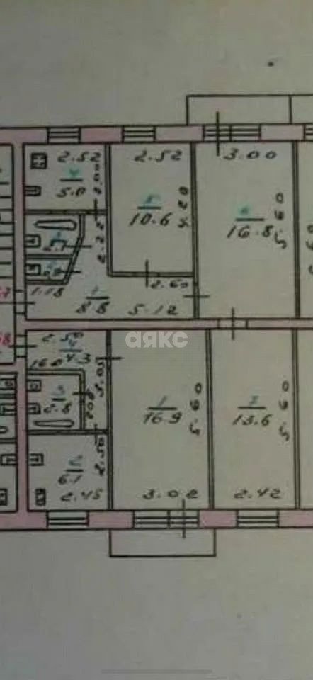 Фото №20: 3-комнатная квартира 58 м² - Ростов-на-Дону, Нахичевань, ул. Нижненольная, 15