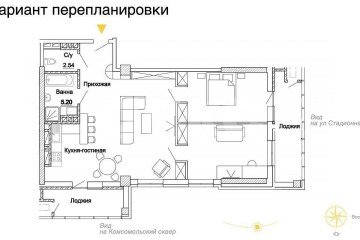 Фото №4: 3-комнатная квартира 95 м² - Ростов-на-Дону, мкр. Рабочий Городок, ул. Стадионная, 38