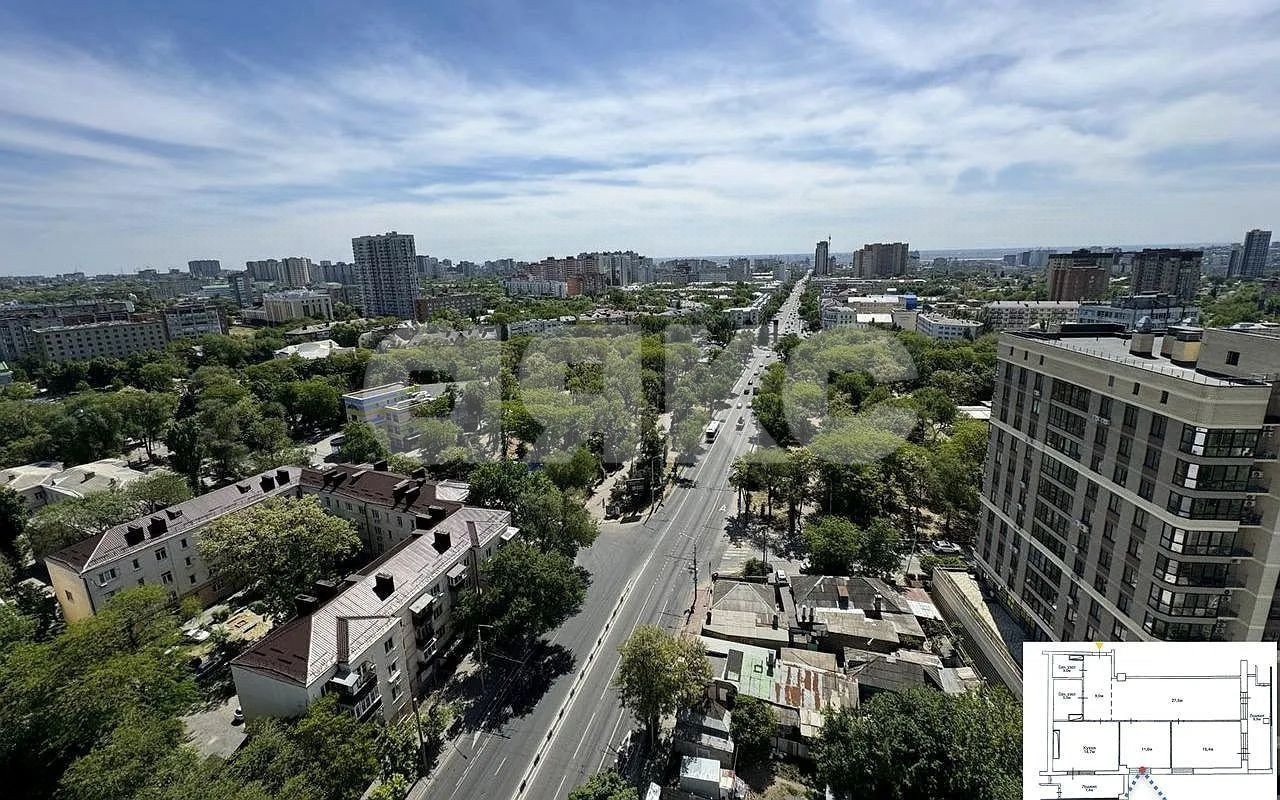 Фото №1: 3-комнатная квартира 95 м² - Ростов-на-Дону, Рабочий Городок, ул. Стадионная, 38