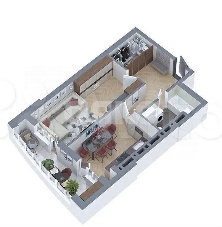 Фото №20: 2-комнатная квартира 54 м² - Ростов-на-Дону, жилой комплекс Тихий Дон, ул. Нижегородская, 31/2