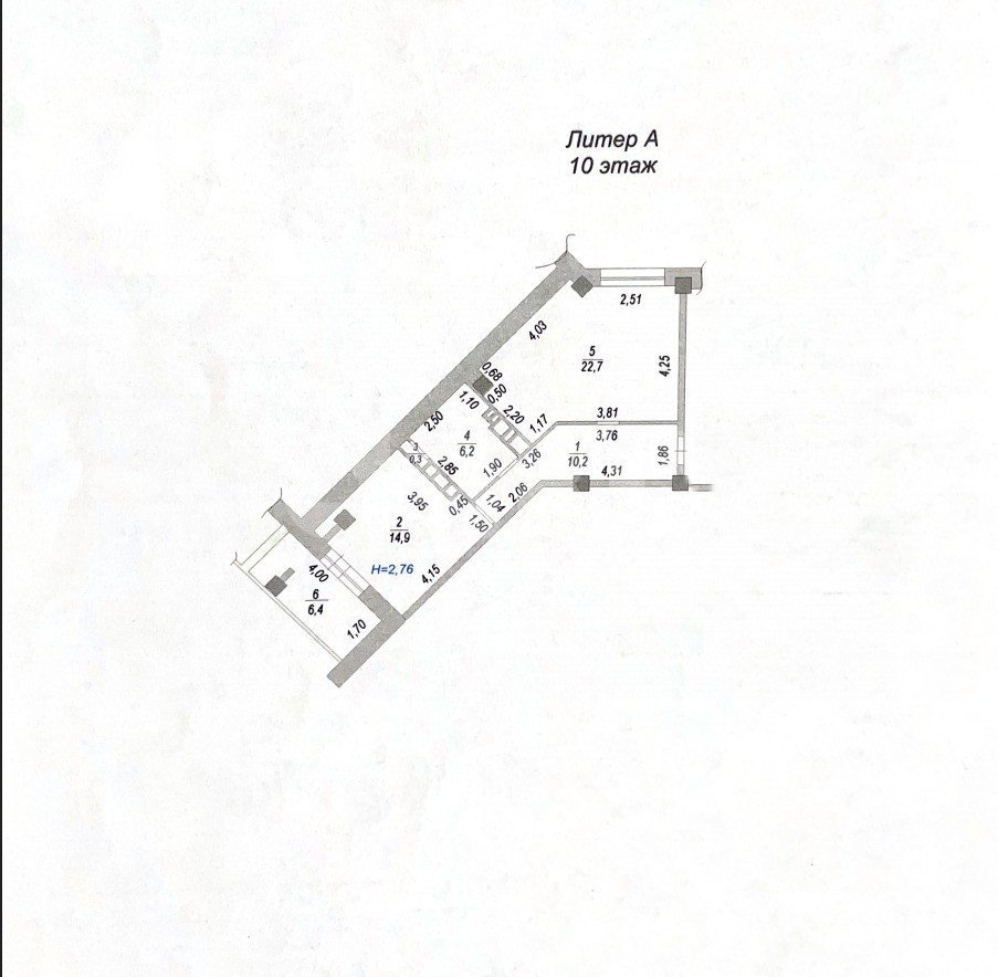 Фото №24: 2-комнатная квартира 57 м² - Ростов-на-Дону, Александровка, пр-кт 40-летия Победы, 85