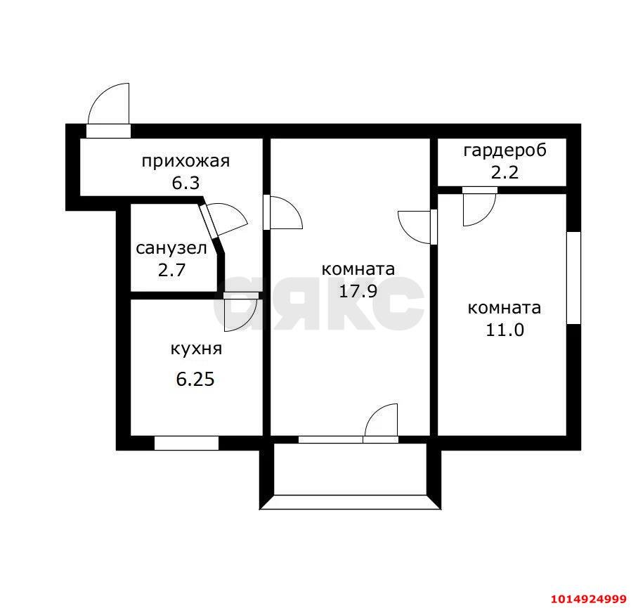 Фото №6: 2-комнатная квартира 46 м² - Краснодар, Центральный внутригородской округ, мкр. 40 лет Победы, ул. Механическая, 16