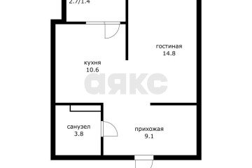 Фото №5: 1-комнатная квартира 41 м² - Краснодар, мкр. жилой комплекс Новелла, ул. Питерская, 40
