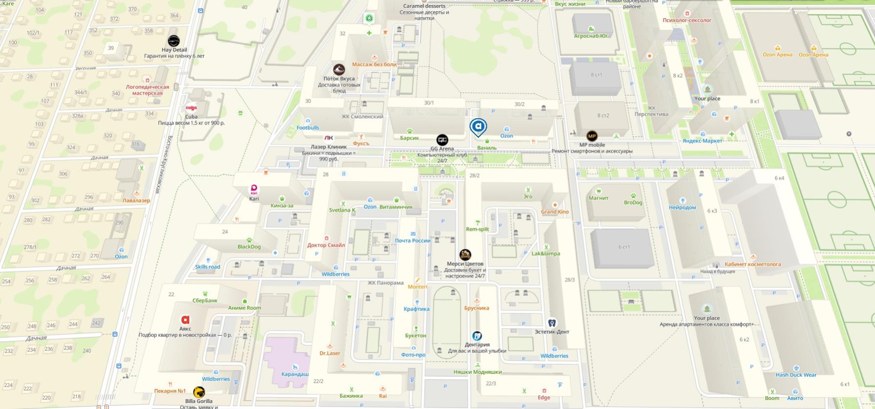 Фото №9: Коммерция 190 м² - Краснодар, Прикубанский внутригородской округ, ЖК Смоленский, Панорама, мкр. жилой комплекс Смоленский, ул. Восточно-Кругликовская, 30/2