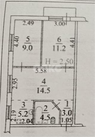 Фото №11: 3-комнатная квартира 52 м² - Мариуполь, Жовтневый, пр-кт Строителей, 99