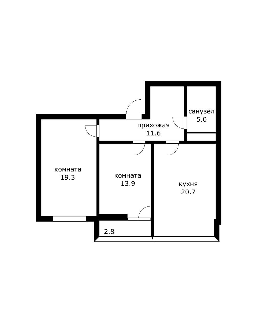 Фото №16: 2-комнатная квартира 70 м² - Краснодар, Прикубанский внутригородской округ, Завод Радиоизмерительных Приборов, имени Петра Метальникова, мкр. жилой комплекс Времена года, ул. Российская, 267/3к1