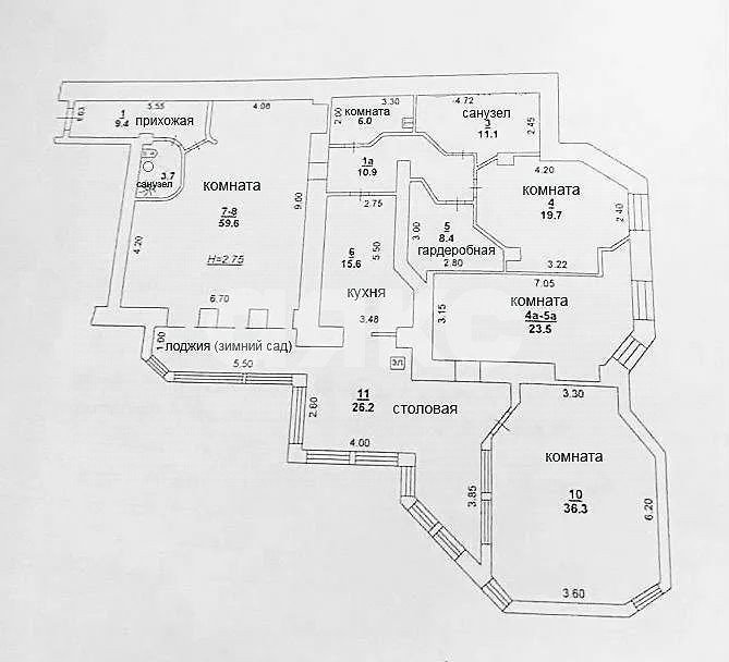 Фото №27: 5+-комнатная квартира 240 м² - Ростов-на-Дону, Богатяновка, ул. Социалистическая, 140