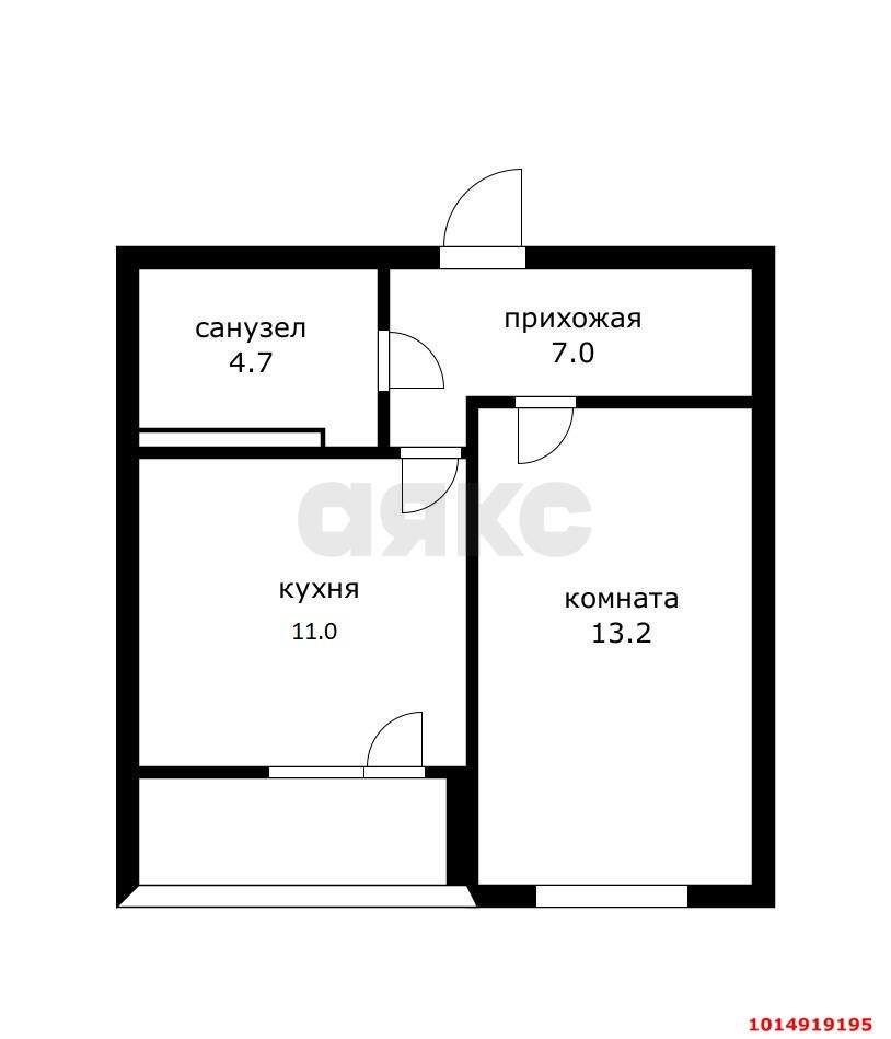 Фото №18: 1-комнатная квартира 33 м² - Краснодар, жилой комплекс Новые Сезоны, ул. Скандинавская, 1к13