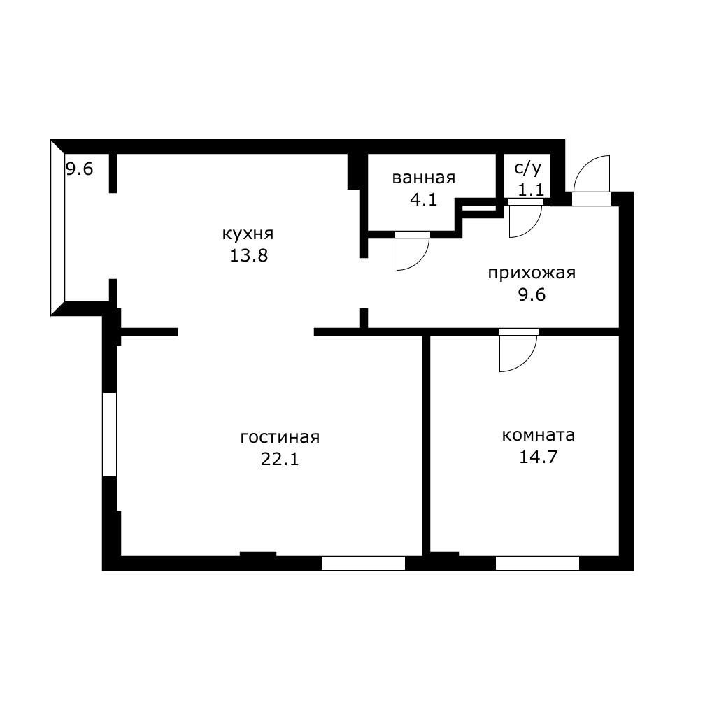 Фото №16: 2-комнатная квартира 69 м² - Краснодар, Прикубанский внутригородской округ, Фестивальный, мкр. Солнечный, ул. Казбекская, 12