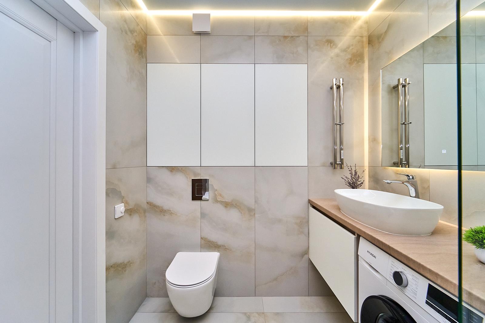 Фото №9: 1-комнатная квартира 50 м² - Краснодар, ЖК Аврора, Западный внутригородской округ, мкр. жилой комплекс Аврора, ул. имени Дзержинского, 95