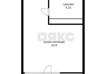 Фото №1: Студия 32 м² - Краснодар, мкр. Школьный, ул. Школьная, 1