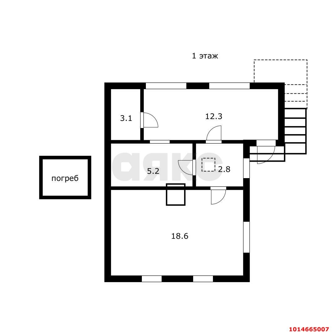 Фото №14: Дом 56 м² + 6 сот. - Связист, мкр. Прикубанский внутригородской округ, ул. Калинина, 33