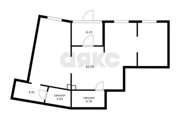 Фото №2: Торговое помещение 82 м² - Краснодар, мкр. жилой комплекс Фонтаны, ул. Воронежская, 47/10
