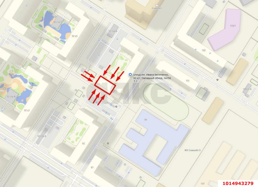 Фото №10: Коммерция 696 м² - Краснодар, Прикубанский внутригородской округ, мкр. жилой комплекс Самолёт-6, ул. Ивана Беличенко, 92к1