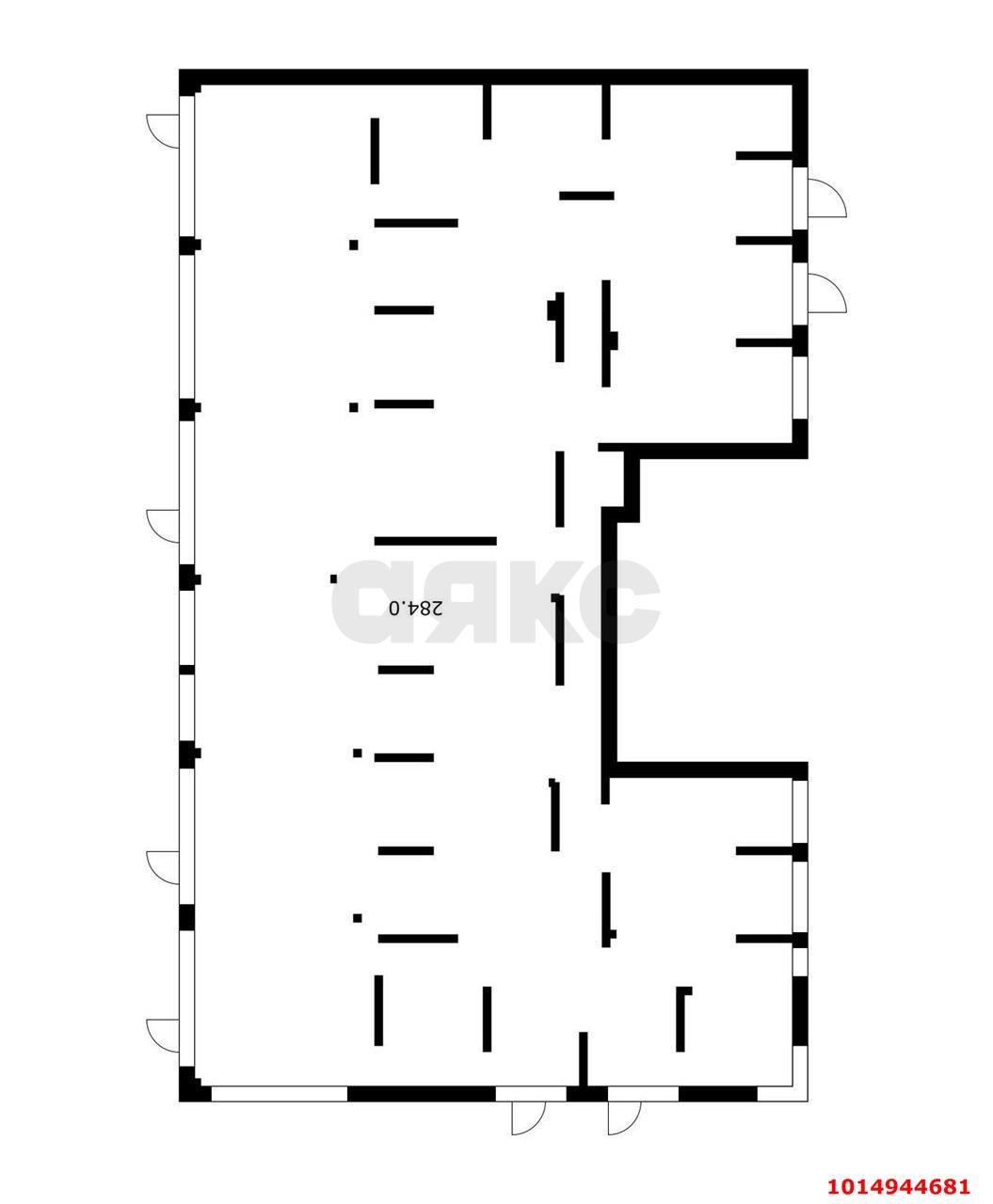 Фото №2: Торговое помещение 700 м² - Краснодар, жилой комплекс Самолёт-6, ул. Ивана Беличенко, 92