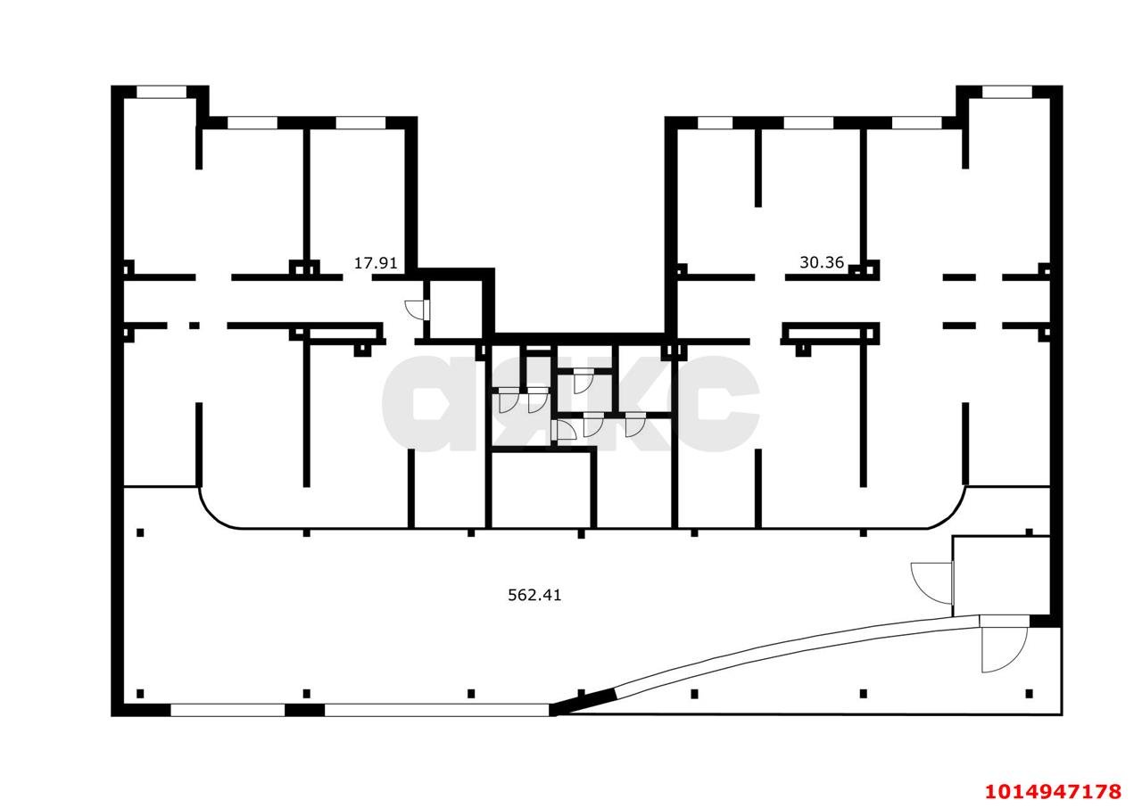 Фото №2: Торговое помещение 563 м² - Краснодар, жилой комплекс Фонтаны, ул. Воронежская, 47/10