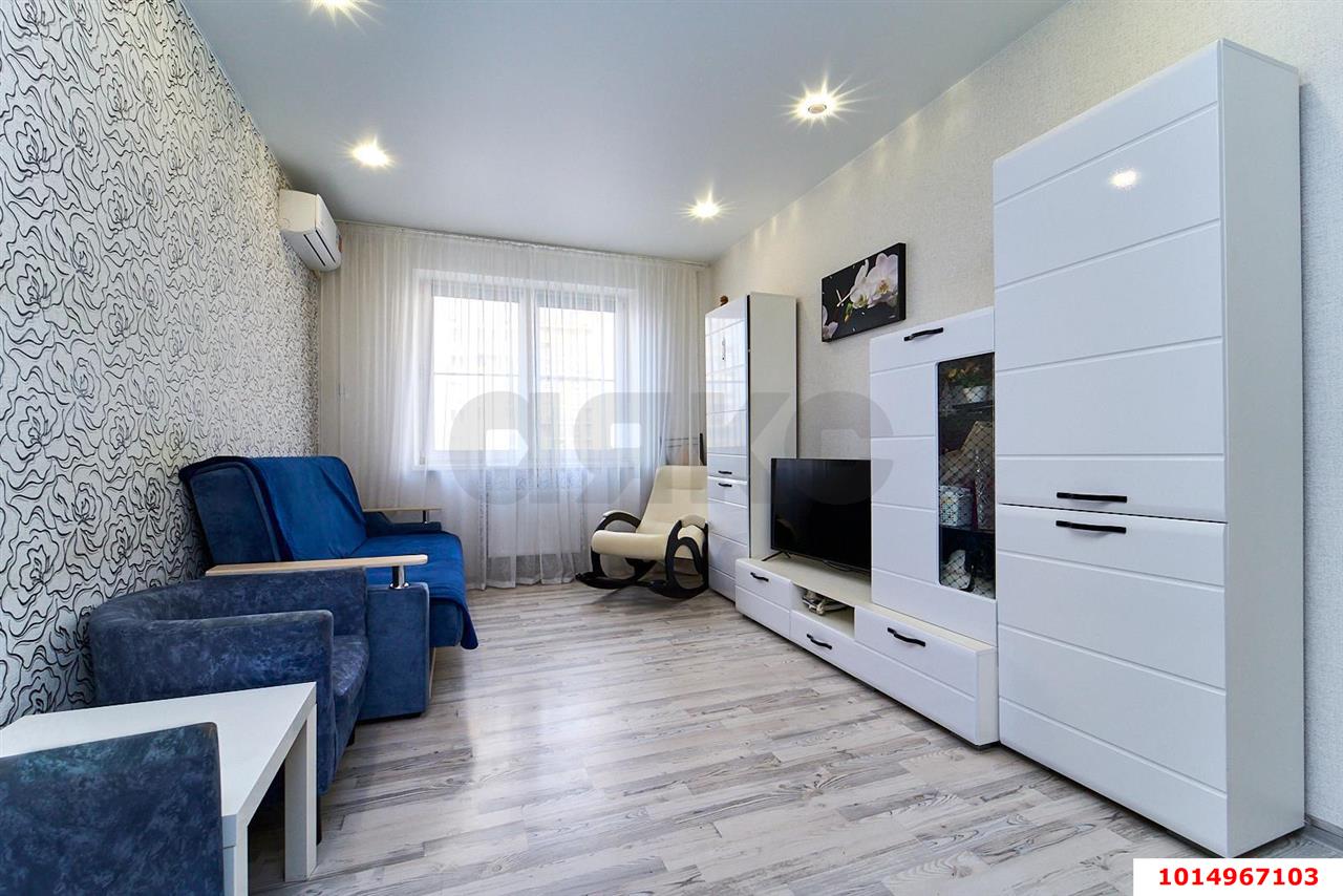 Фото №1: 1-комнатная квартира 37 м² - Краснодар, Славянский, ул. Заполярная, 39к2