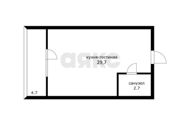 Фото №5: Студия 34 м² - Краснодар, мкр. Музыкальный, ул. имени С.С. Прокофьева, 31