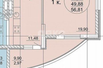 Фото №1: 2-комнатная квартира 57 м² - Ростов-на-Дону, мкр. жилой комплекс Тихий Дон, ул. Нижегородская, 31/3