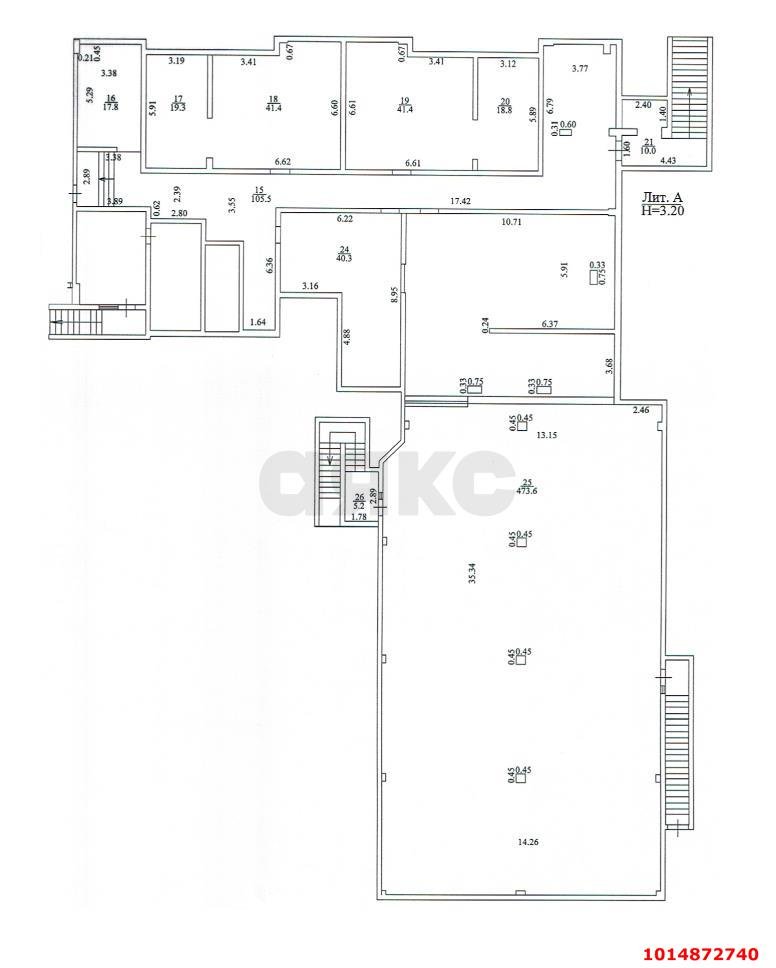 Фото №5: Коммерция 530 м² - Краснодар, Прикубанский внутригородской округ, ЖК Губернский, мкр. 6-й квартал, ул. имени Героя Николая Шевелёва, 7