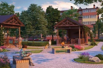 Фото №2: 1-комнатная квартира 26 м² - Новая Адыгея, мкр. жилой комплекс Дарград, ул. Тургеневское шоссе, 33/4к51