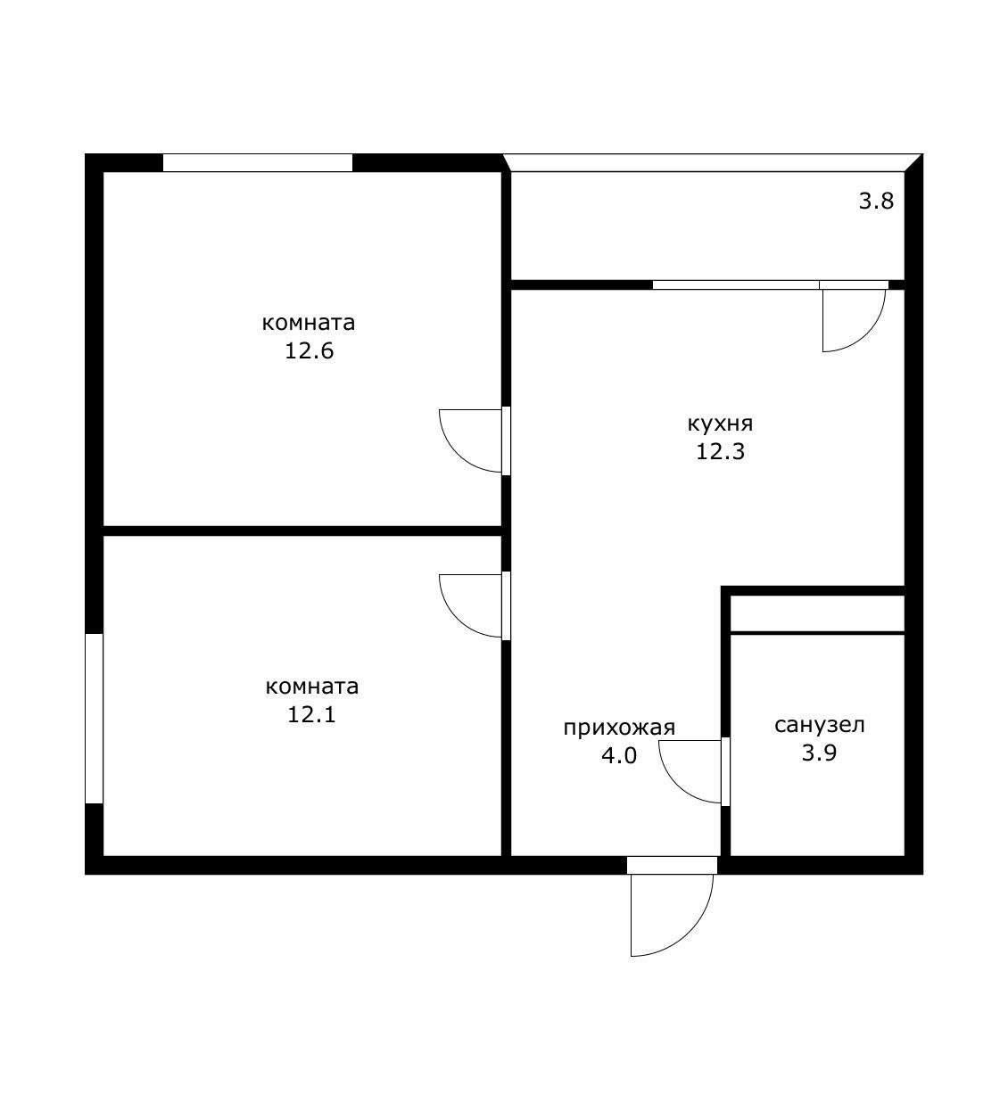 Фото №20: 2-комнатная квартира 50 м² - Краснодар, Прикубанский внутригородской округ, мкр. жилой комплекс Самолёт, ул. Западный Обход, 39/2к7