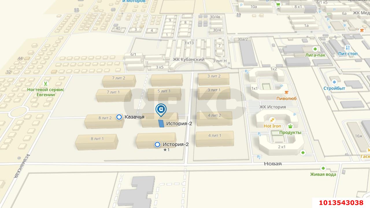 Фото №2: Торговое помещение 49 м² - Южный, жилой комплекс История-2, ул. Казачья, 6к2