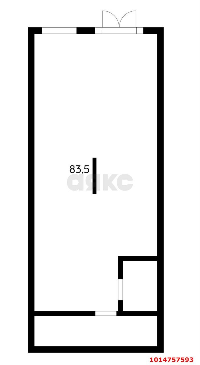 Фото №2: Торговое помещение 84 м² - Краснодар, ЖК Победный, ул. Евгении Жигуленко, 13