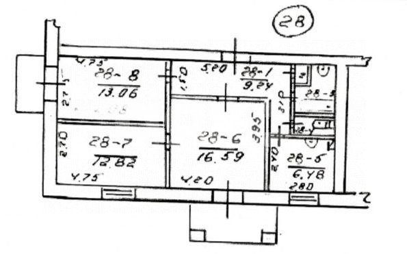 Фото №15: 3-комнатная квартира 63 м² - Мариуполь, Ильичёвский, пр-кт Ильича, 137