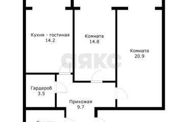 Фото №4: 2-комнатная квартира 68 м² - Краснодар, мкр. ЖК Культурный, ул. Чайковского, 23