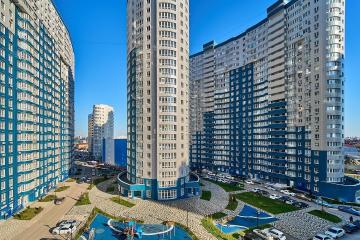 Фото №1: 1-комнатная квартира 41 м² - Краснодар, мкр. жилой комплекс Фонтаны, ул. Воронежская, 47Д