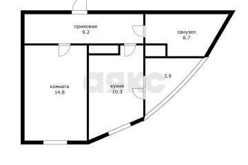Фото №3: 1-комнатная квартира 44 м² - Краснодар, мкр. жилой комплекс Фонтаны, ул. Воронежская, 47Д